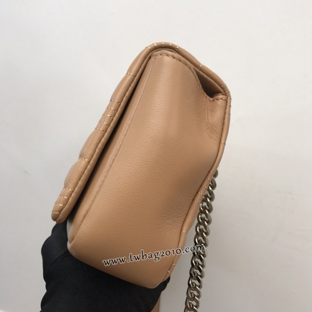 Burberry專門店新款羊皮小號TB蘿拉包 巴寶莉絎縫品牌格紋鏈條單肩挎背女包 yxb1541